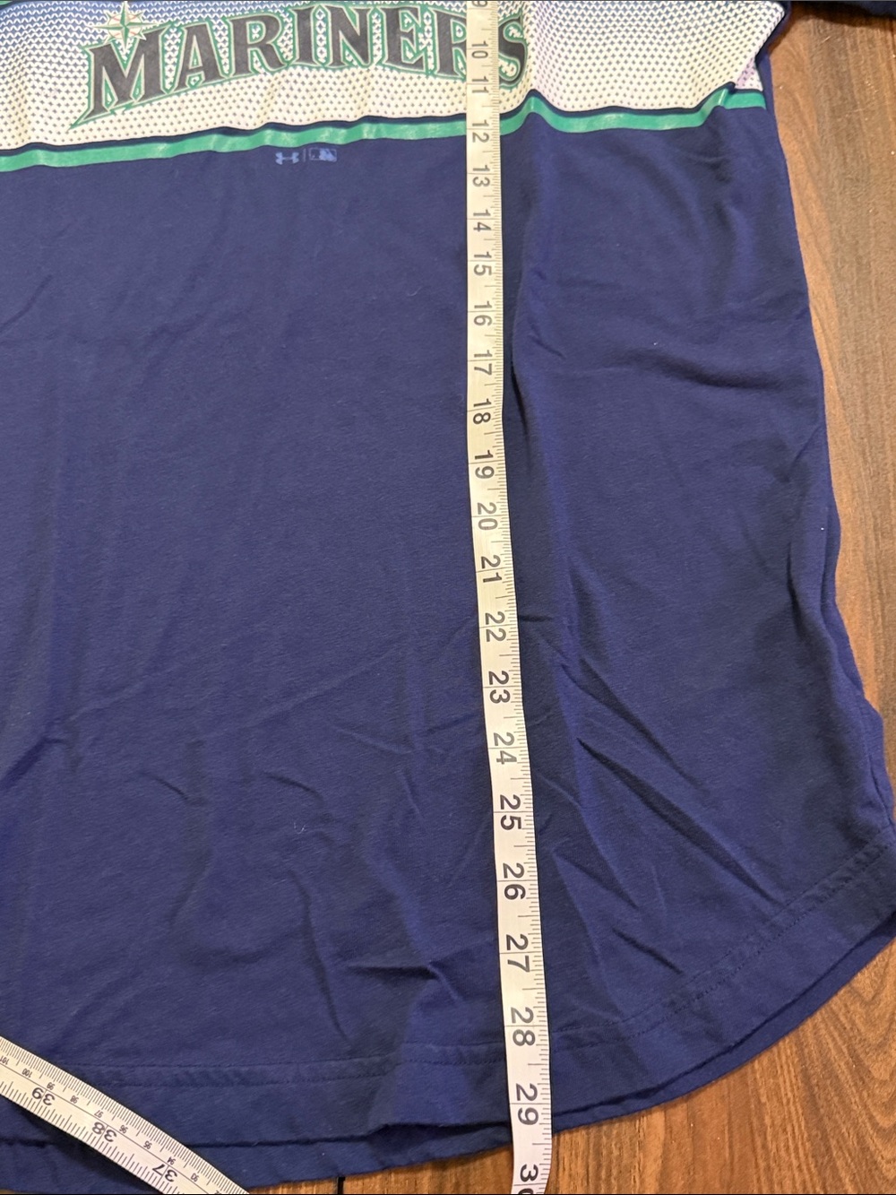 Mariner Heat gear Blue Tee Shirt Mens size Medium - Picture 6 of 6